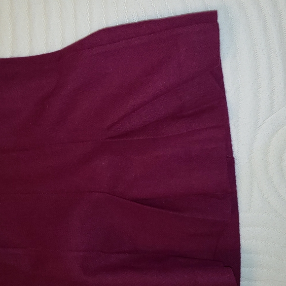 Handmade Raspberry wool skirt suit, silk lined, women's 14 - Picture 8 of 8